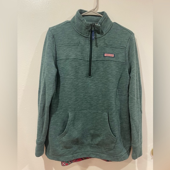 Vineyard Vines Other - Vineyard Vine Adult Mens Green Pullover 1/4 Zip Sweater Green Size Small EUC